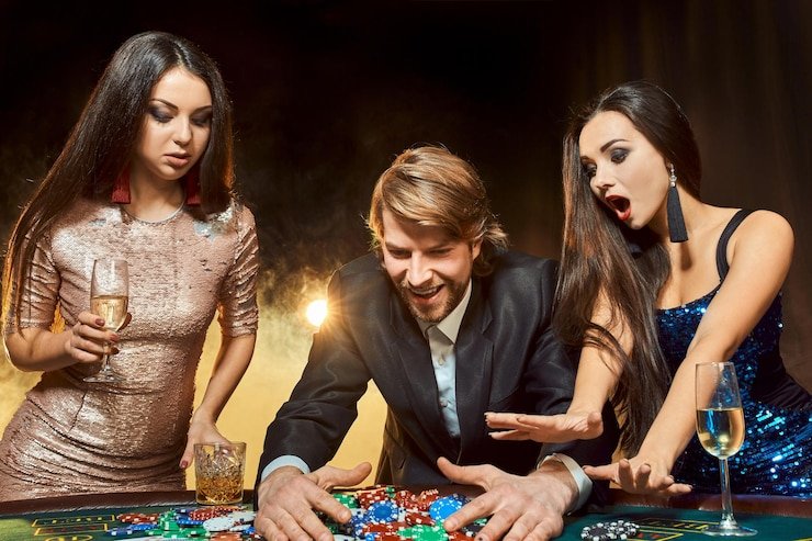 Suasana poker live yang rapi dan terang